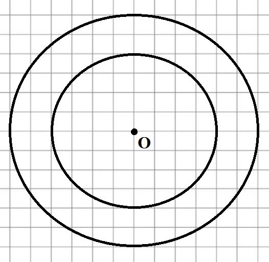 Нарисуйте 2 окружности