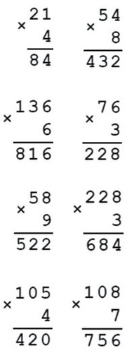 Вычисли 21•4,54•8,136•6. Вычисли 21 4 разбей полученные ответы на группы.
